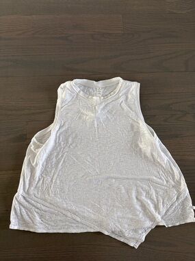 lululemon athletica White Sleeveless Muscle Tank